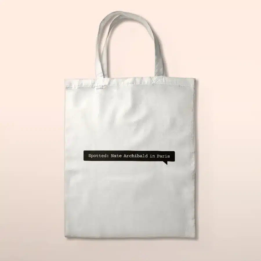 Tote bag "Spotted: Nate Archibald in Paris"